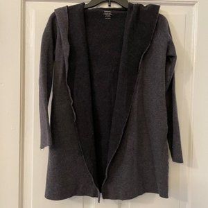 Nieman Marcus 100% merino wool cardigan with 100% soft cotton lining
